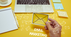 a blog post featured image for the blog titled "Email Marketing for Small Business: The Complete Guide to Leads, Loyalty, and ROI"